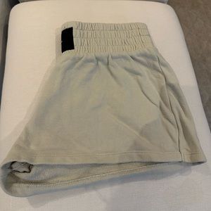 Talentless women’s boxing shorts- bone